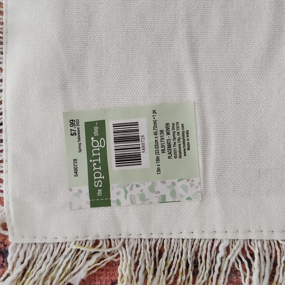 Melamine Plate set and Placemats - Picture 7 of 10